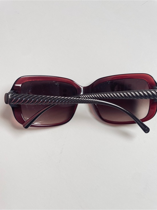 David Yurman Accessories - David Yurman Waverly Merlot/Taupe Sunglasses 57mm Cable Square DY034